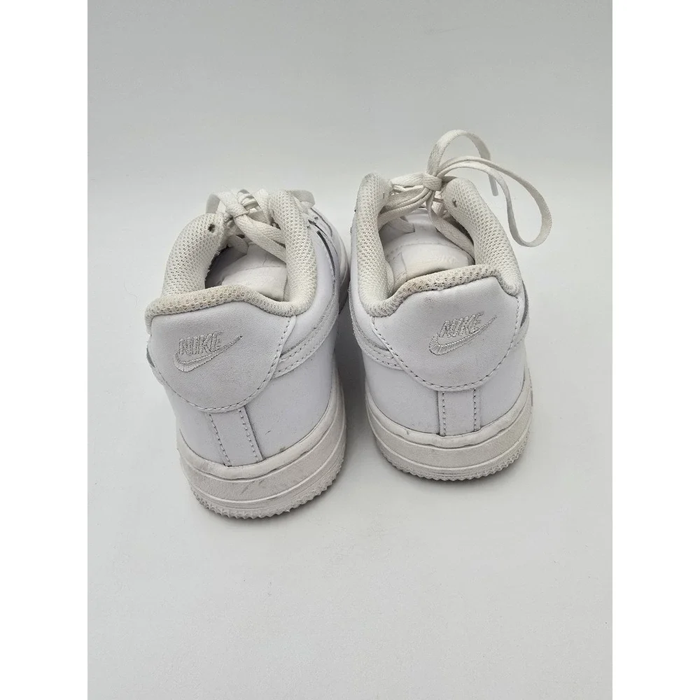 Nike Air Force 1 LE All White Low Top Sneakers Kids Youth Shoes DH2925-111 Sz 3Y